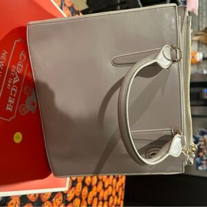 Coach Elegant Light Gray Tote